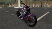 GTA V Western Motorcycle Nightblade V2 (v1) для GTA San Andreas миниатюра 1