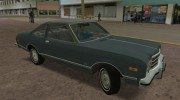 Plymouth Volare 1977 Coupe for GTA Vice City miniature 4