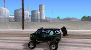 Ford Grave Digger para GTA San Andreas miniatura 2