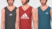 Adidas shirt for men for Sims 4 miniature 1
