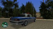 ГАЗ 31105 Волга ДПС для GTA Vice City миниатюра 2