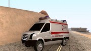 Volkswagen Crafter Ambulance для GTA San Andreas миниатюра 1