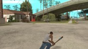 Бита с синей повязкой для GTA San Andreas миниатюра 5