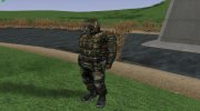 Член группировки Эскадрон Смерти в бронекостюме «Булат» из S.T.A.L.K.E.R para GTA San Andreas miniatura 2