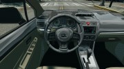 Subaru Impreza Sedan 2012 для GTA 4 миниатюра 6