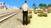 Качественный скин полицейского для GTA San Andreas миниатюра 3