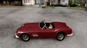 Ferrari 250 California 1957 для GTA San Andreas миниатюра 2
