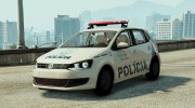 Volkswagen Gol G6 Polícia Militar Brasil FINAL para GTA 5 miniatura 1