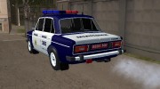 ВАЗ 2106 Милиция Минска для GTA San Andreas миниатюра 2