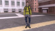 Backpacker HD Skin para GTA San Andreas miniatura 5