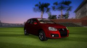 Volkswagen Golf V GTI для GTA Vice City миниатюра 3