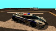 POLICE KOENIGSEGG AGERA R for GTA San Andreas miniature 2