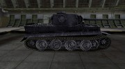 Темный скин для PzKpfw VI Tiger для World Of Tanks миниатюра 5