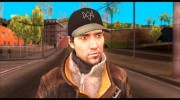 Aiden Pearce from Watch Dogs v12 для GTA San Andreas миниатюра 3