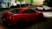 2015 Nissan GT-R для GTA San Andreas миниатюра 7