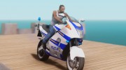 Croatian Police Bike para GTA San Andreas miniatura 2