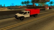 ГАЗон NEXT САЗ-2507 С большой кабиной для GTA San Andreas миниатюра 9