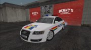 Audi A6 (C6) 3.0 Quattro - Румынская полиция para GTA San Andreas miniatura 1