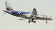Airbus A320-200 LAN Airlines - 80 Years Anniversary (CC-CQN) для GTA San Andreas миниатюра 8