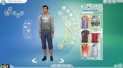 Толстовки Adidas para Sims 4 miniatura 5