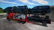 Volvo FMX Euro 5 Car carrier with full trailer para GTA San Andreas miniatura 3