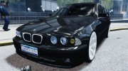 BMW 530I E39 e63 white wheels для GTA 4 миниатюра 1
