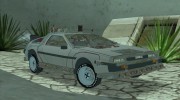 DMC DeLorean Постапокалипсис para GTA San Andreas miniatura 1