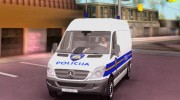 Mercedes Sprinter - Croatian Police Van для GTA San Andreas миниатюра 11