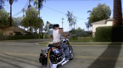 Harley Davidson FLSTF (Fat Boy) v2.0 Skin 3 para GTA San Andreas miniatura 4