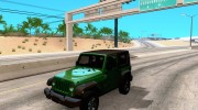 Jeep Wrangler Rubicon 2012 for GTA San Andreas miniature 1
