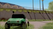 Зелёный Hotknife для GTA San Andreas миниатюра 2