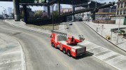 Scania Fire Ladder v1.1 Emerglights red для GTA 4 миниатюра 3