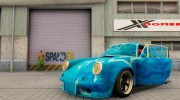Porsche 911 Blue Star for GTA San Andreas miniature 1
