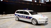 Volvo Police National for GTA 4 miniature 2