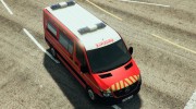 Mercedes Sprinter VSAV Sapeurs-Pompiers de Paris for GTA 5 miniature 4