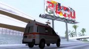 УАЗ Симба Скорая помощь para GTA San Andreas miniatura 3