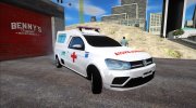 Volkswagen Saveiro G7 Robust RESGATE MG (Ambulance) para GTA San Andreas miniatura 2