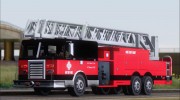 New Firetruck LA - LSFD Ladder 33 для GTA San Andreas миниатюра 5