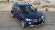 Mercedes-Benz ML 63 AMG (W164) 2008 для BeamNG.Drive миниатюра 6