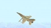 F-16C Jastrzab для GTA San Andreas миниатюра 5