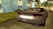 GTA V Elegy RH8 Twin-Turbo для GTA San Andreas миниатюра 3
