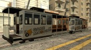 Tram with the logo of the website gamemodding.net  миниатюра 5
