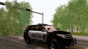 Ford Police Interceptor Utility 2011 Seattle (WA para GTA San Andreas miniatura 1