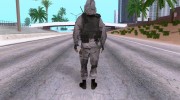 Спецназ в зимней одежде для GTA San Andreas миниатюра 3