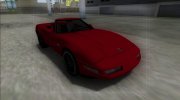 1996 Chevrolet Corvette C4 Cabrio para GTA San Andreas miniatura 2
