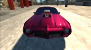 1970 Pontiac Firebird para GTA San Andreas miniatura 3