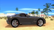 Dodge Viper Coupe 2008 для GTA San Andreas миниатюра 5