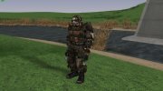 Командир группировки Тёмные сталкеры в облегченном экзоскелете из S.T.A.L.K.E.R v.2 para GTA San Andreas miniatura 2