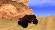 2008 GMC Yukon Monster Truck Camo для GTA San Andreas миниатюра 2