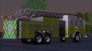 Pierce Arrow XT Miami Dade Fire Department Ladder 22 for GTA San Andreas miniature 4